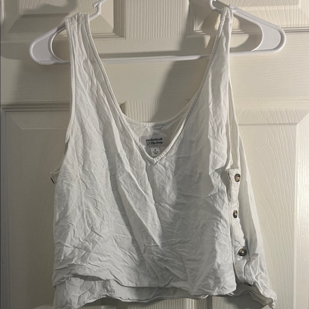 Women's White Tank Top